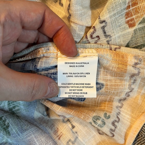 NWT Paper Heart Anthropologie Linen Blend Dress - Picture 4 of 16